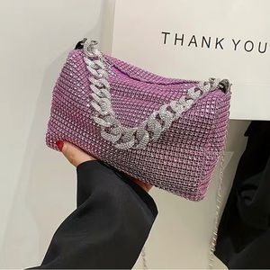 Cute little sparkly purple purse